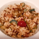 Risotto con verdure miste e legumi
