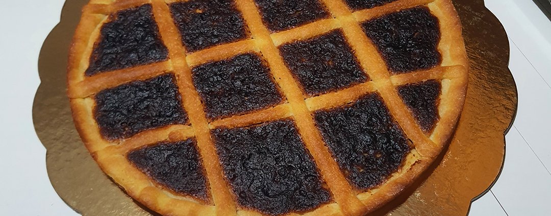 Crostata con crema spalmabile di nocciole di Roberta