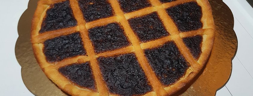 Crostata con crema spalmabile di nocciole di Roberta