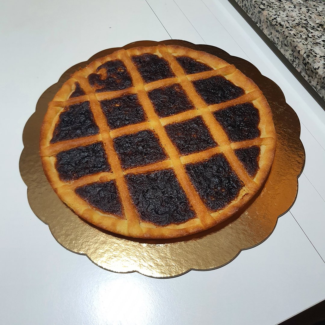 Crostata con crema spalmabile di nocciole di Roberta
