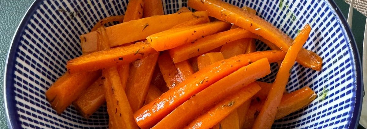 Stick di carote in padella
