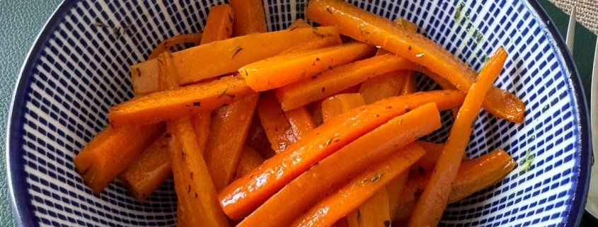 Stick di carote in padella