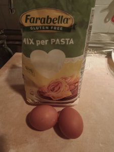 Farina Farabella e uova